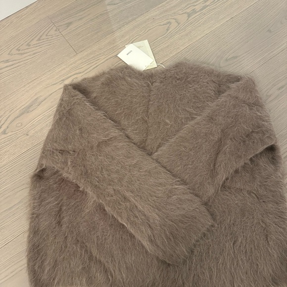FOR ALEASHA ONLY NWT TOTEME Alpaca Sweater Truffle Melange XS/S - Picture 5 of 6